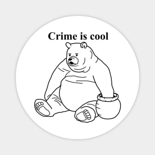 Bad Bear with Honey Pot Magnet